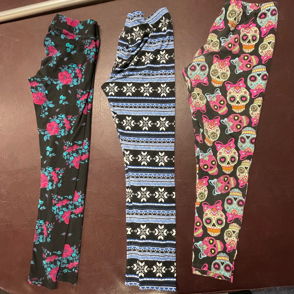 3 Stretchy Pants M/L Fitting